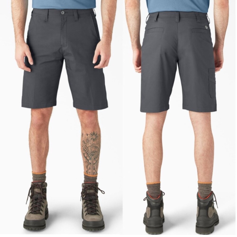 Dickies Flex Relaxed Fit Men's Gray Bermuda Shorts